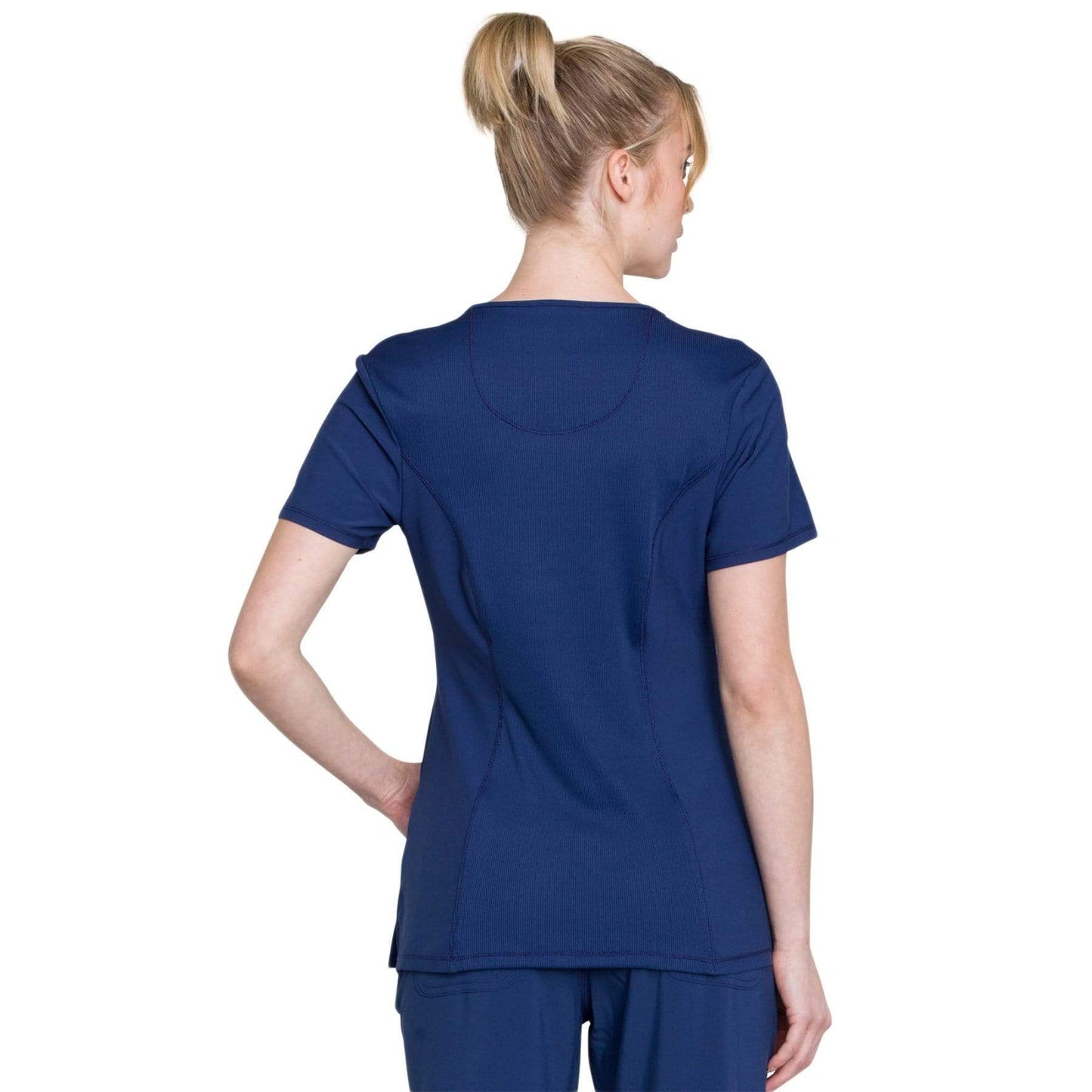 Cherokee Scrubs Top Cherokee Infinity 2624A Scrubs Top Womens Round Neck Navy
