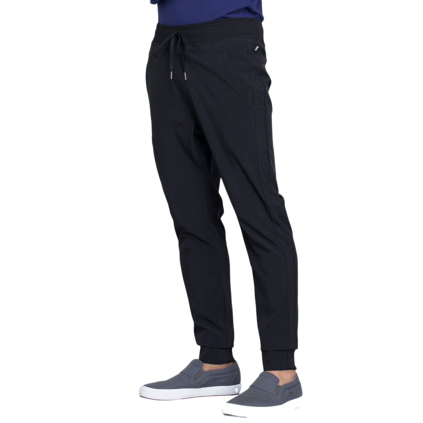 Cherokee Scrubs Pants Cherokee Infinity CK004A Scrubs Pants Men's Natural Rise Jogger Black