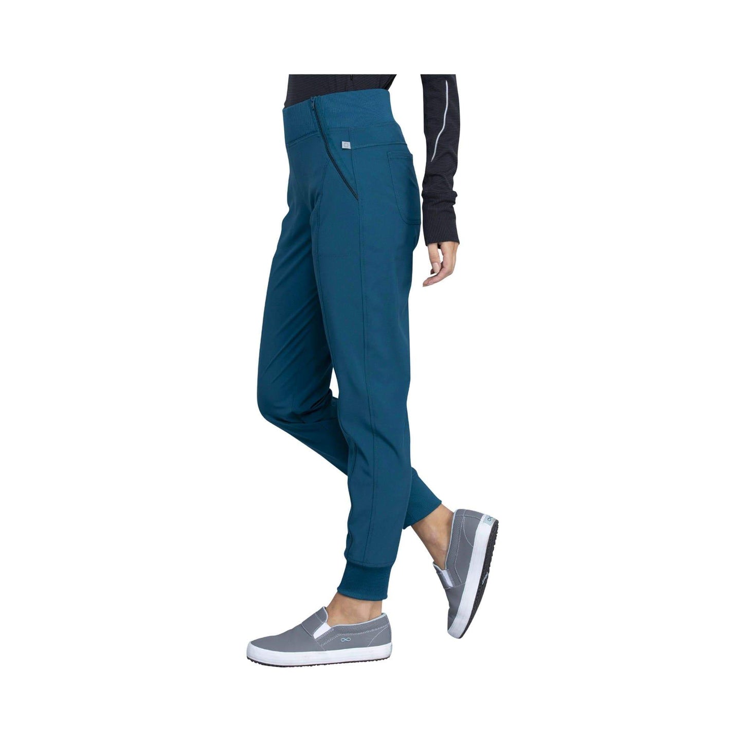 Cherokee Pant Cherokee Infinity CK110A Scrubs Pant Women Caribbean Blue