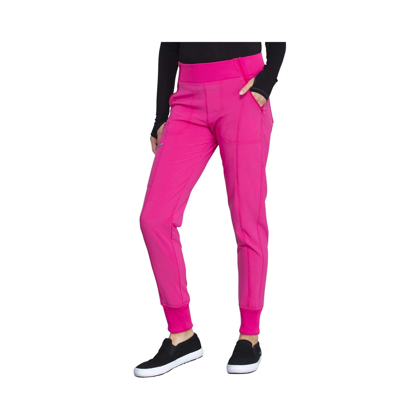 Cherokee Pant 2XL / Standard Cherokee Infinity CK110A Scrubs Pant Women Carmine Pink