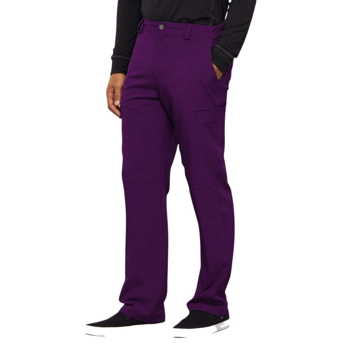 Cherokee Pant Cherokee Infinity CK200A Scrubs Pant Men Eggplant