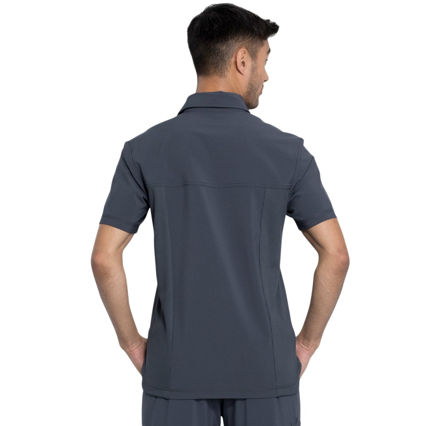 Cherokee Top Cherokee Infinity CK825A Scrubs Top Men Pewter