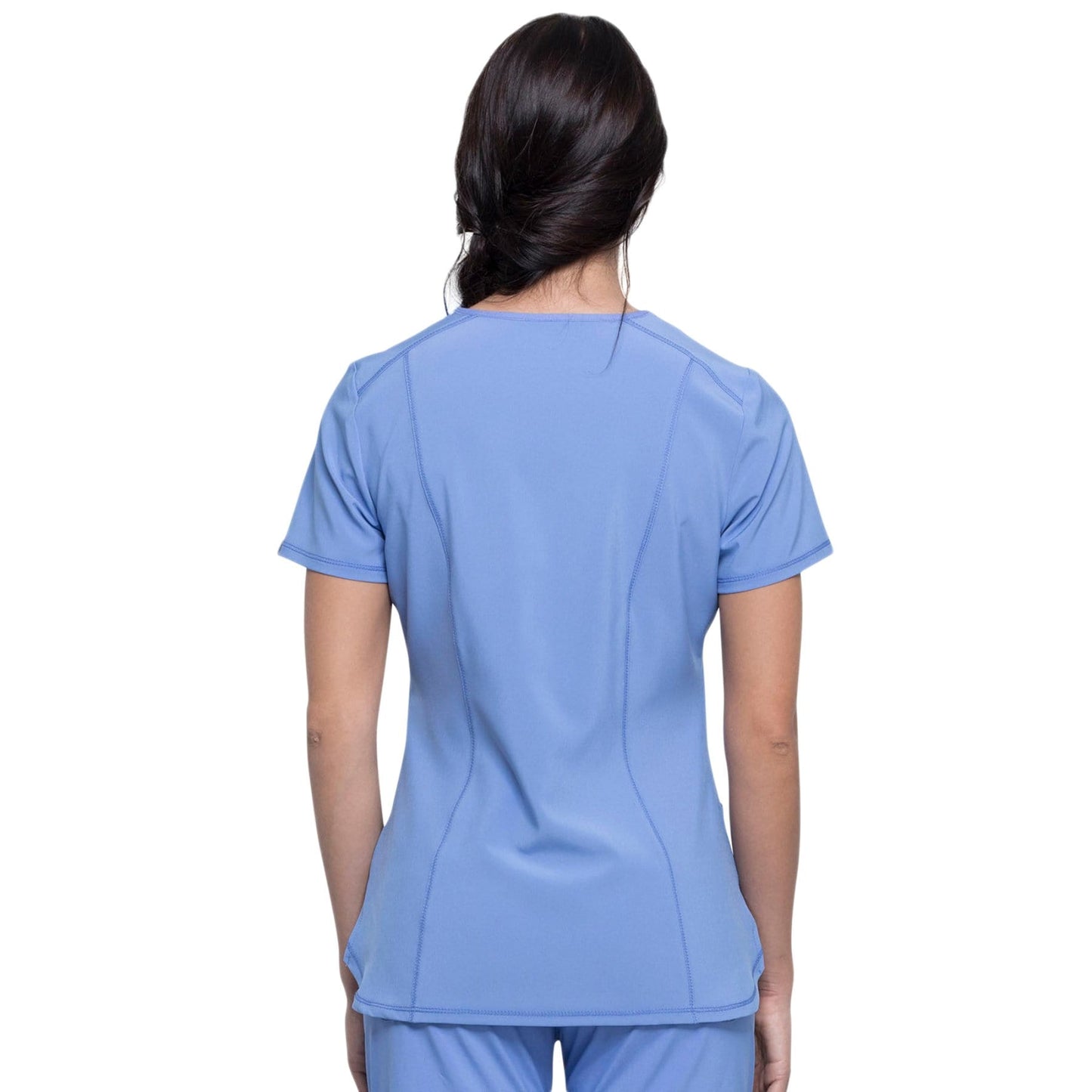 Cherokee Top Cherokee Infinity CK865A Scrubs Top Women Ciel Blue
