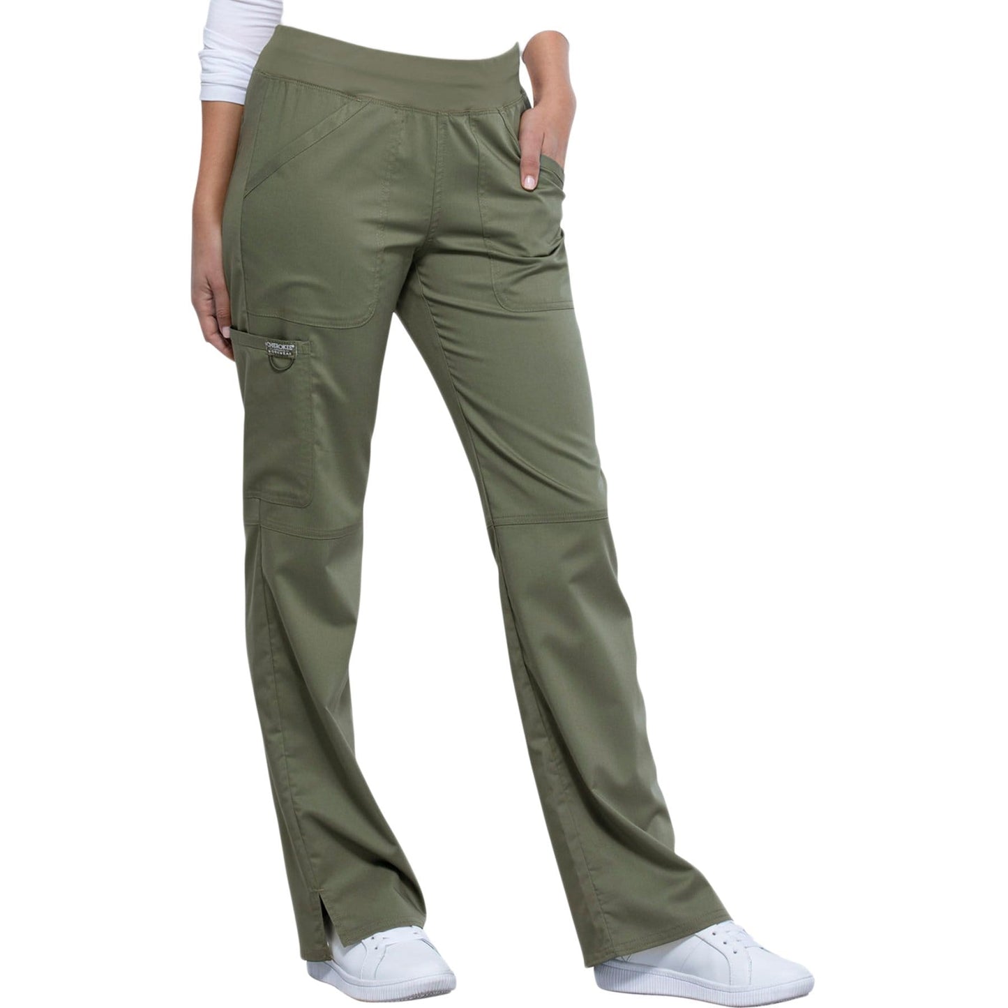 Cherokee Pant Cherokee Revolution WW110 Scrubs Pant Women Olive
