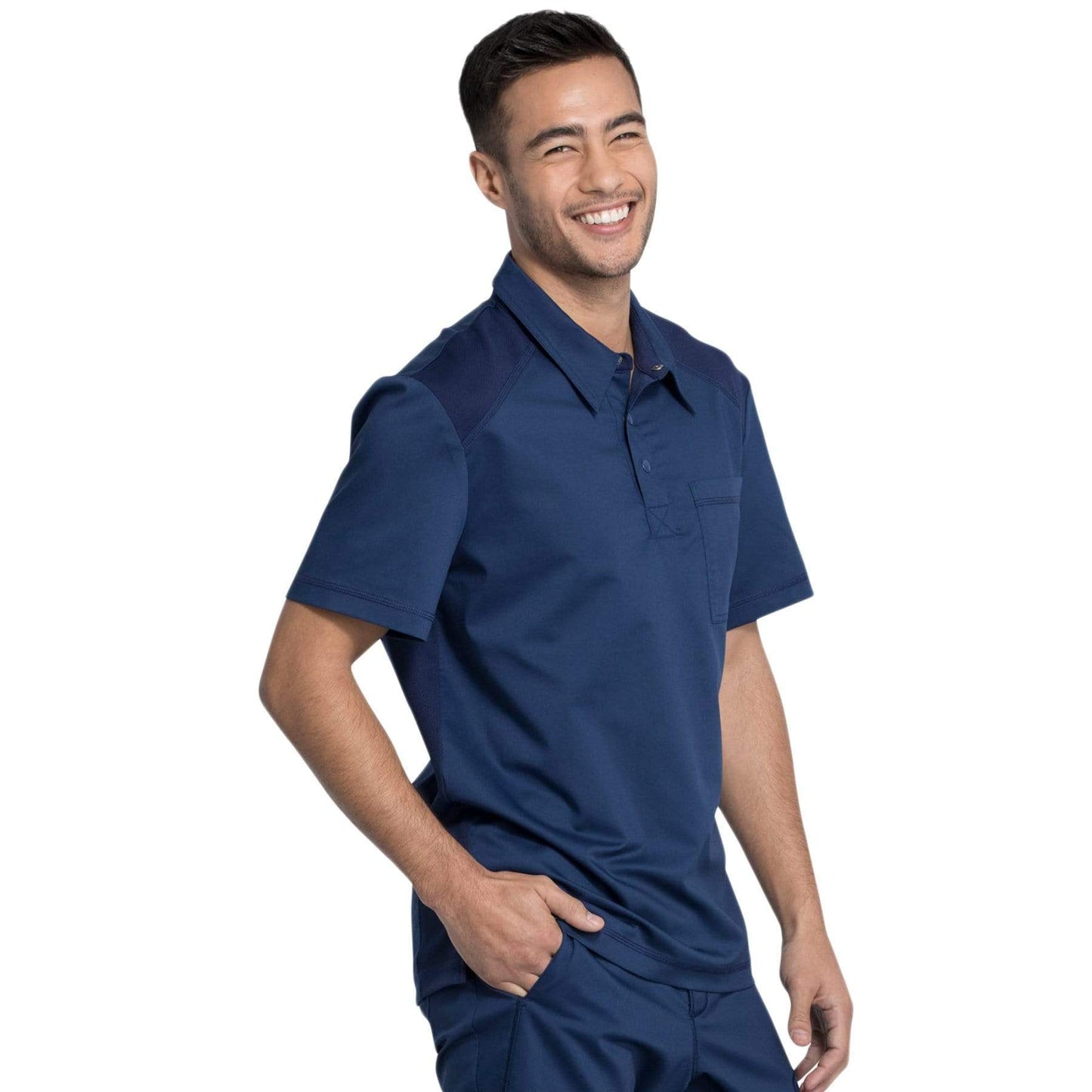 Cherokee Top Cherokee Revolution WW615 Scrubs Top Men Navy