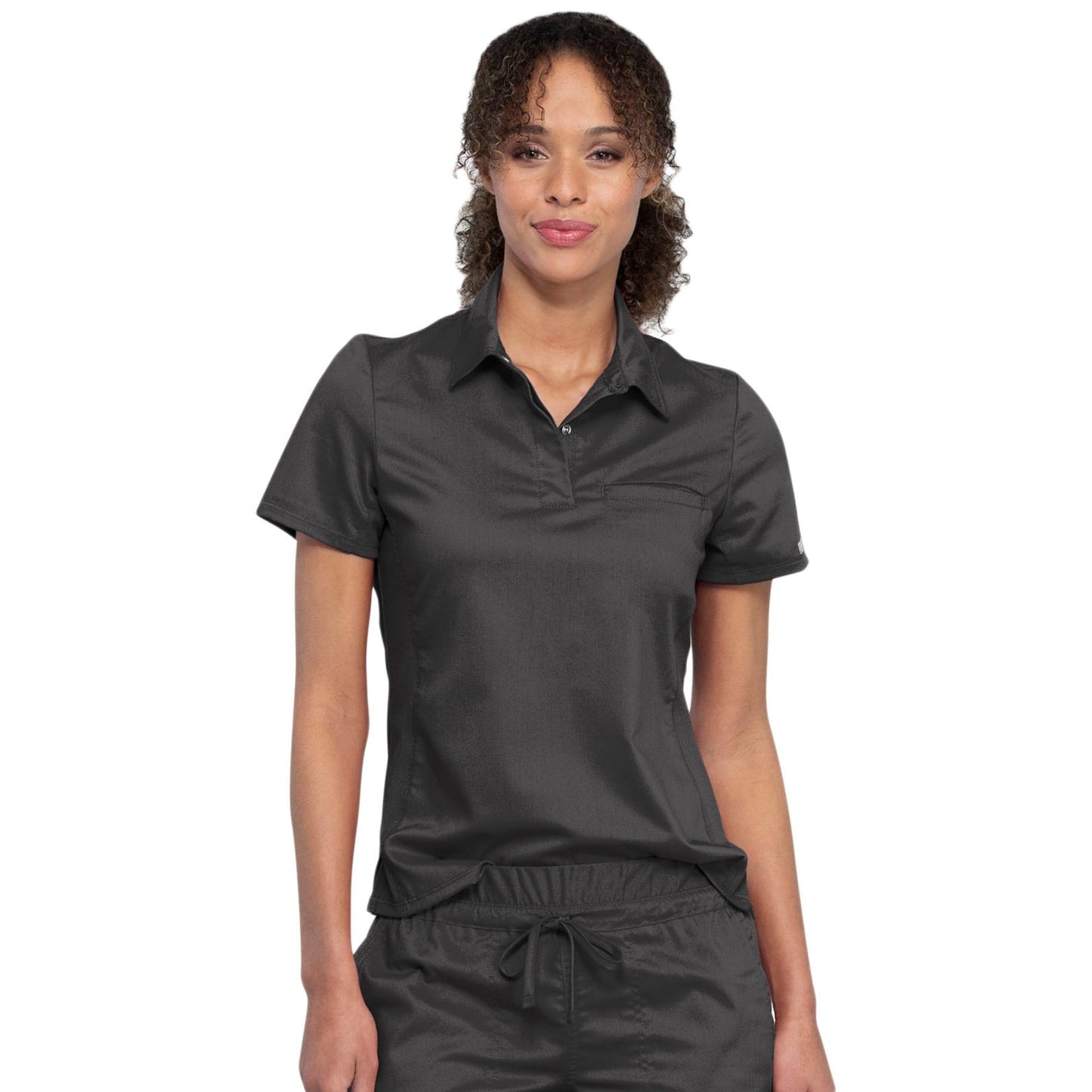 Cherokee Top 2XL Cherokee Revolution WW698 Scrubs Top Women Pewter