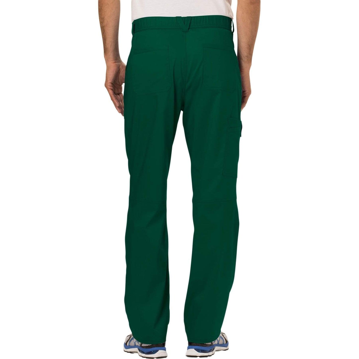 Cherokee Scrubs Pants Cherokee Workwear Revolution WW140 Scrubs Pants Men's Fly Front Hunter Green