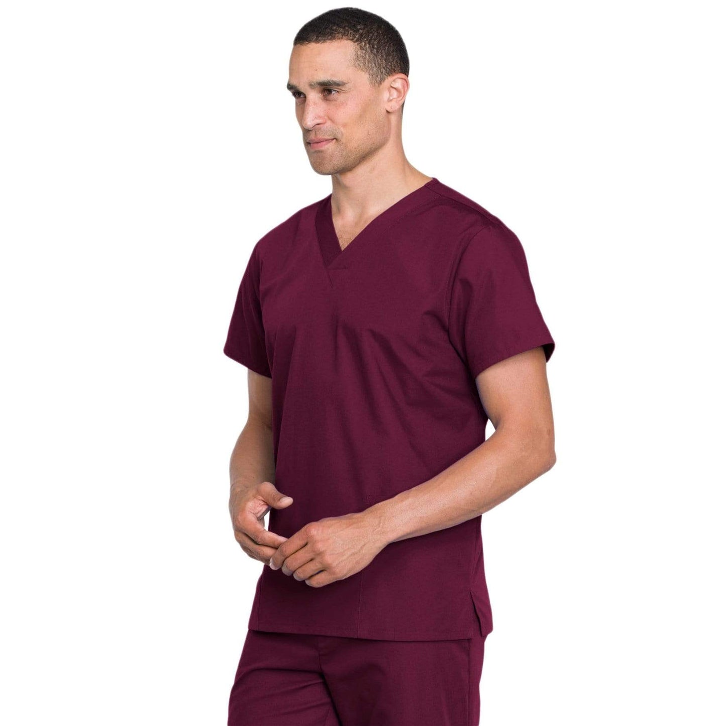 Cherokee Set Cherokee Workwear WW530C Scrubs Set Unisex Wine