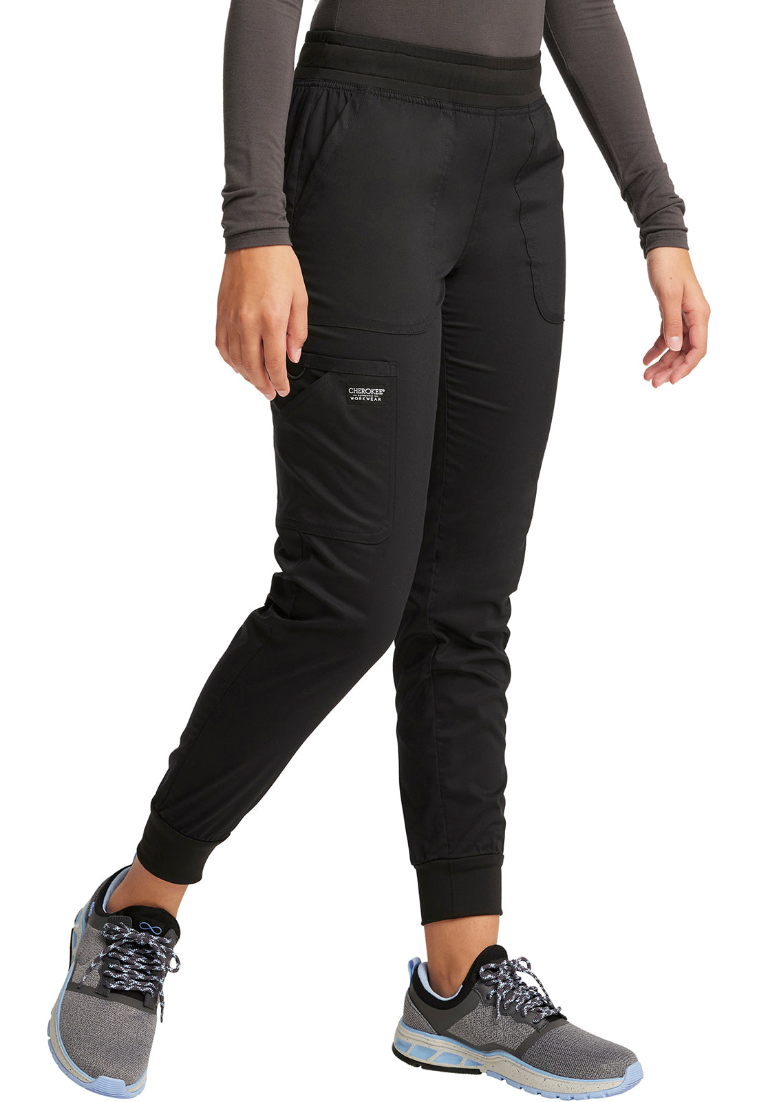 Cherokee WW115 Revolution Jogger Scrubs Pant Black