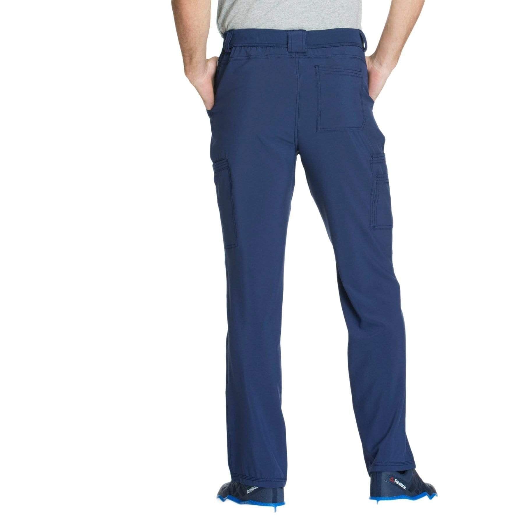 Cherokee Scrubs Pants Cherokee Infinity CK200A Scrubs Pants Men's Fly Front Navy