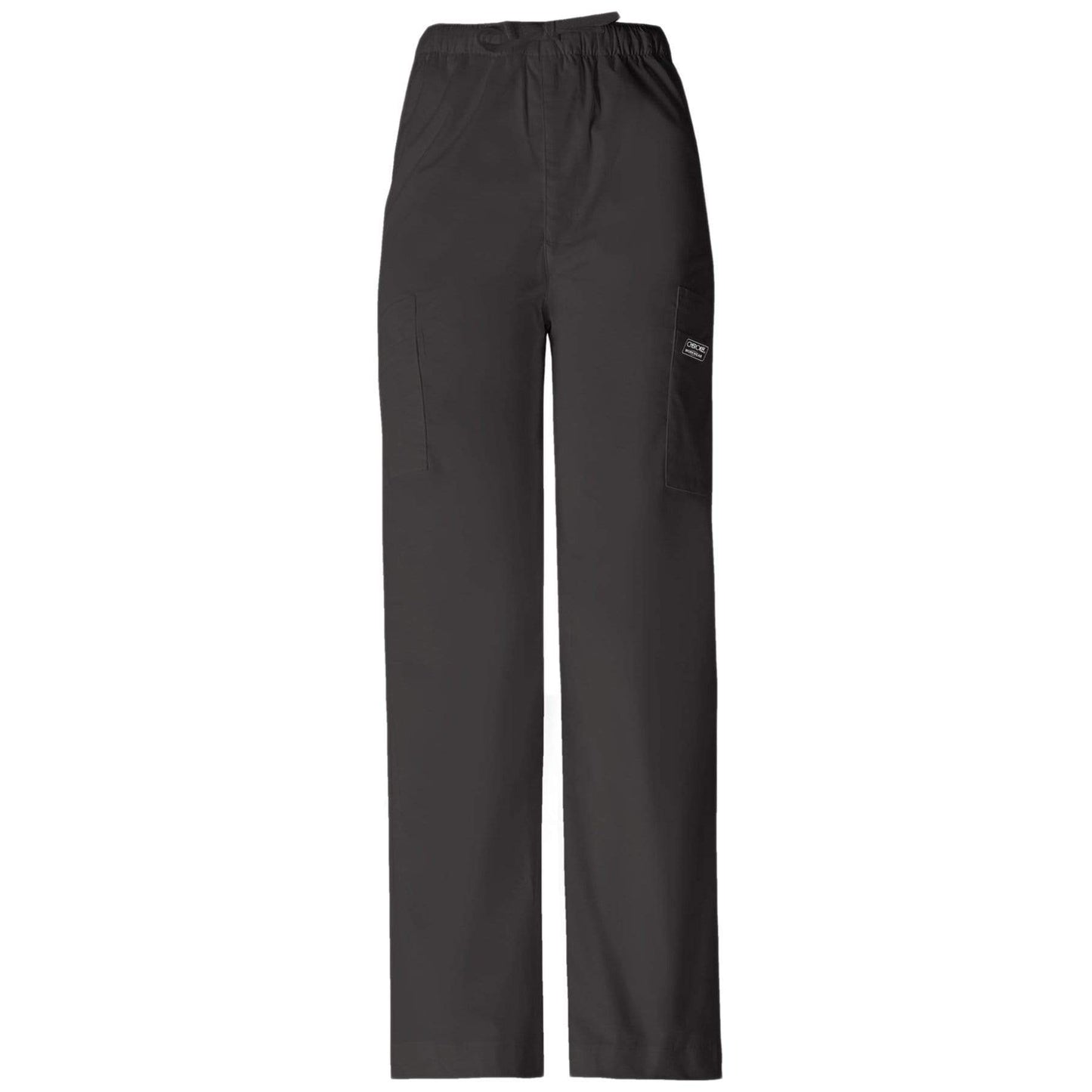 Cherokee Workwear Core Stretch 4243 Scrubs Pants Men's Drawstring Cargo Black