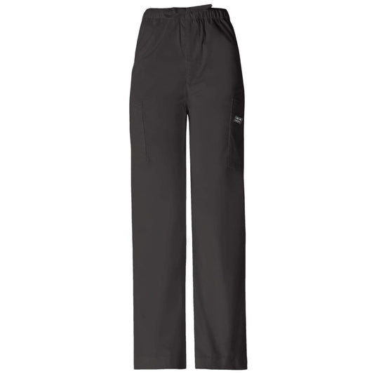 Cherokee Workwear Core Stretch 4243 Scrubs Pants Men's Drawstring Cargo Black