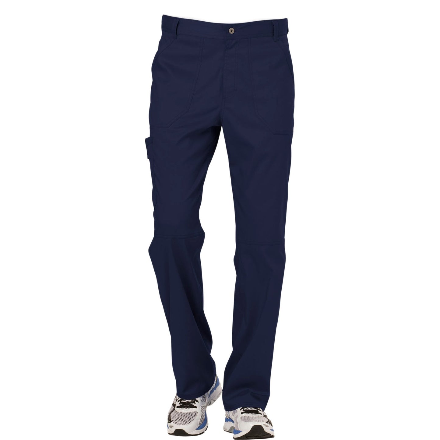 Cherokee Workwear Revolution WW140 Scrubs Pants Men's Fly Front Navy