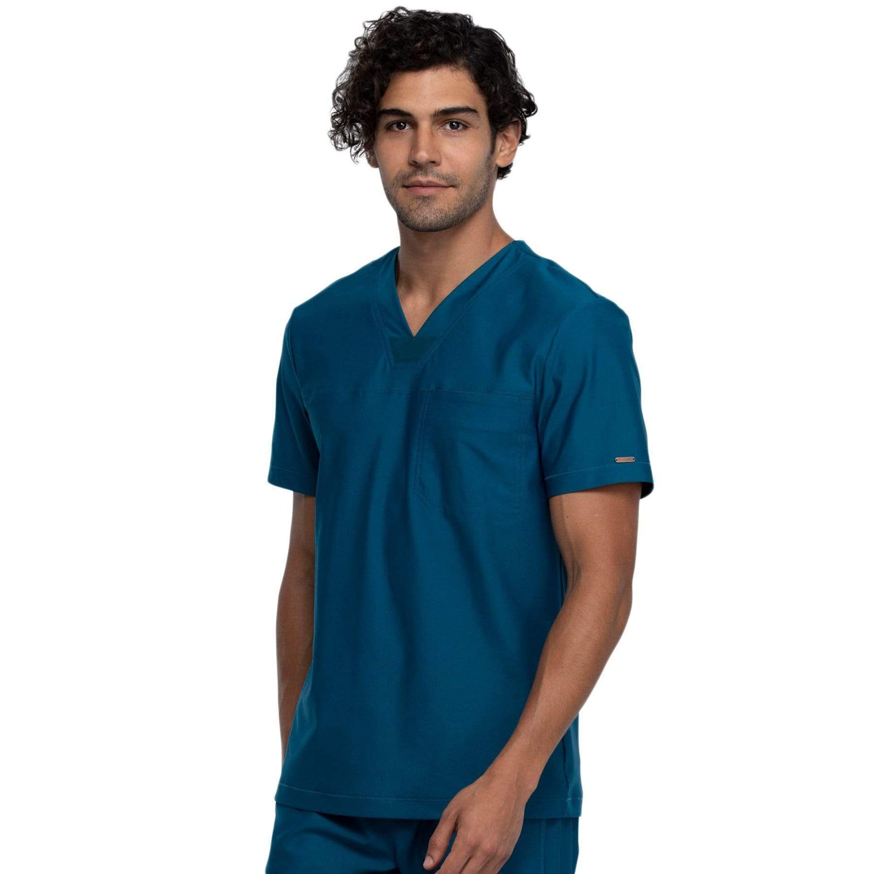 Cherokee Top Cherokee Form CK885 Scrubs Top Men Blue