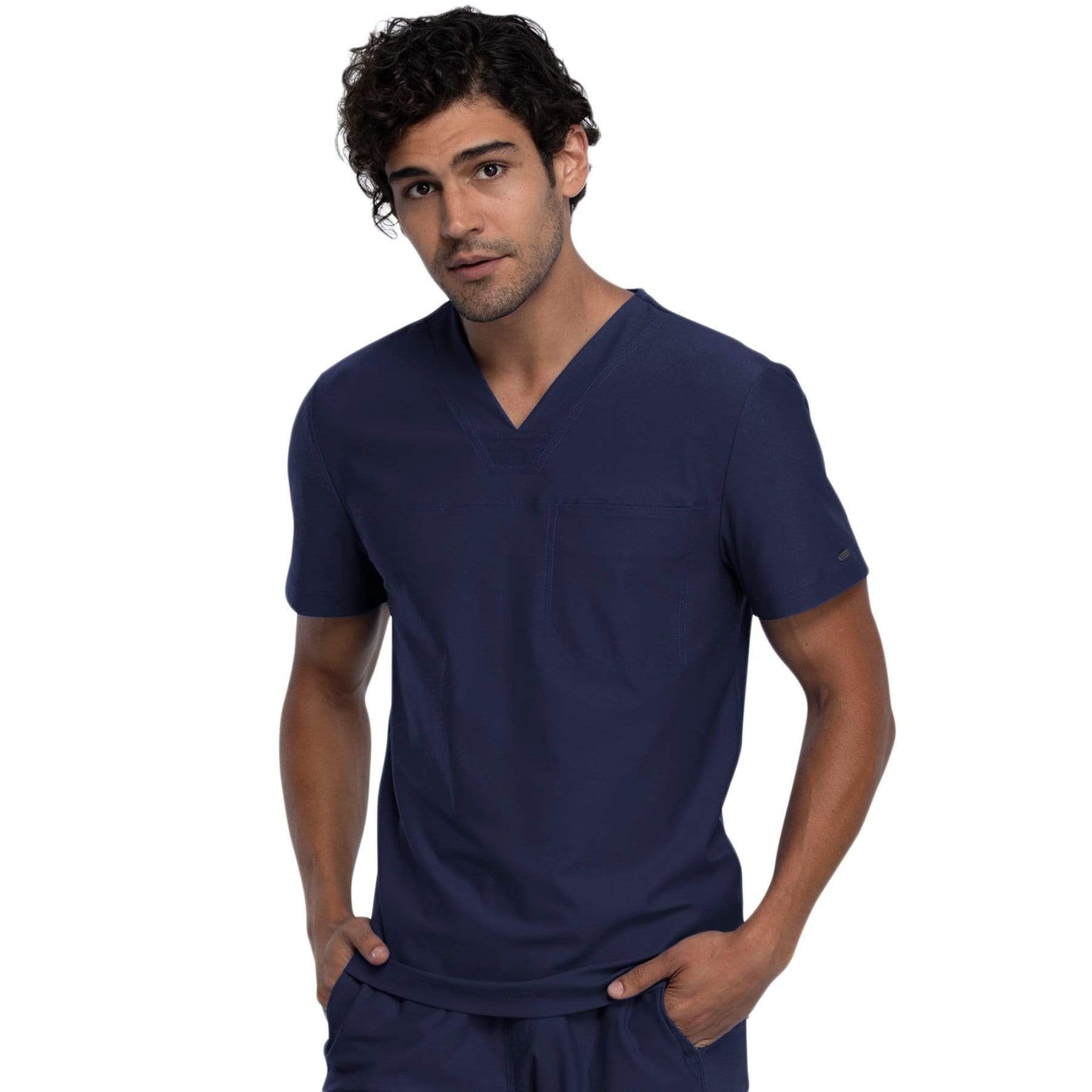 Cherokee Top Cherokee Form CK885 Scrubs Top Men Navy