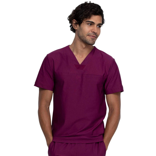Cherokee Top Cherokee Form CK885 Scrubs Top Men Wine