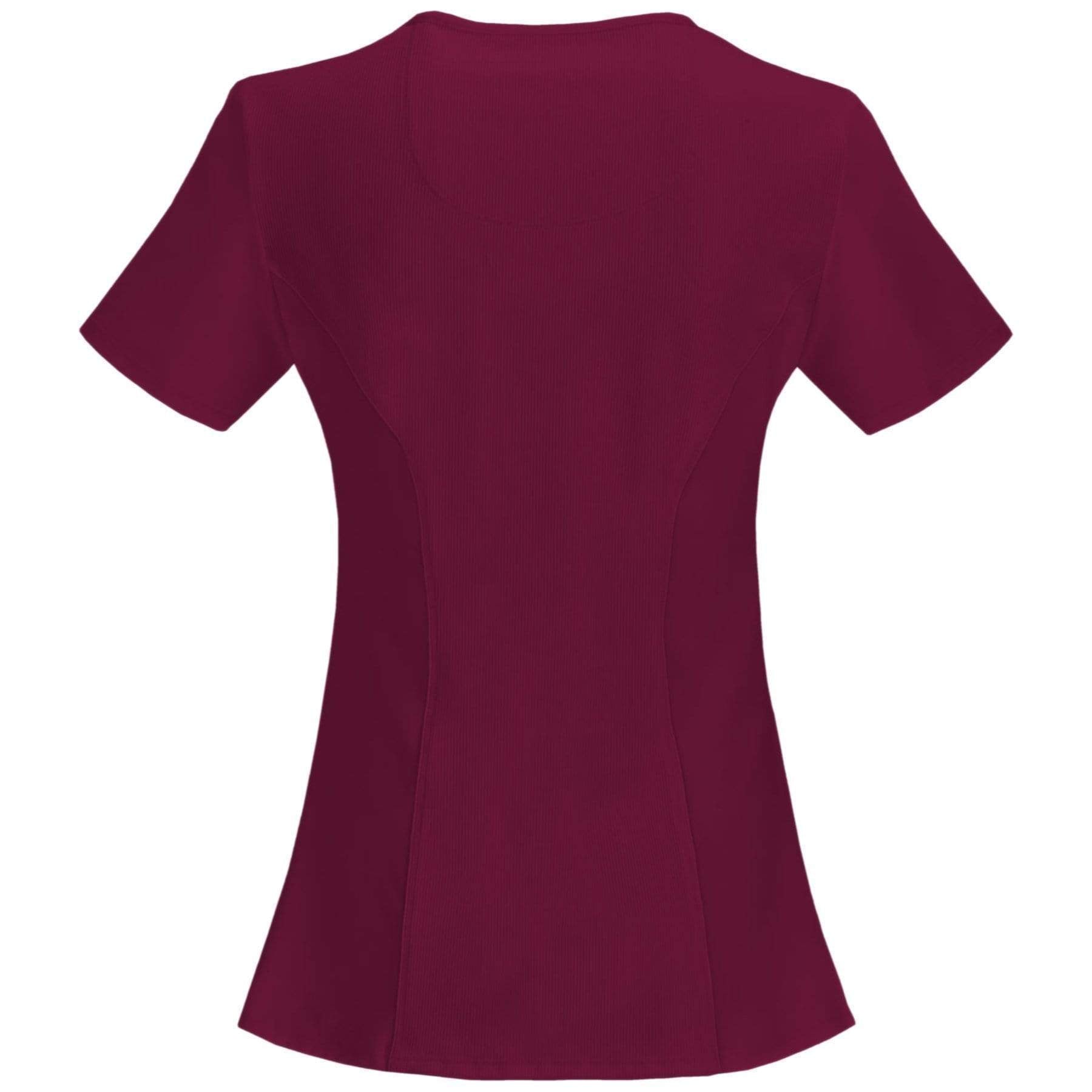 Cherokee Scrubs Top Cherokee Infinity 2625A Scrubs Top Women's Mock Wrap Wine