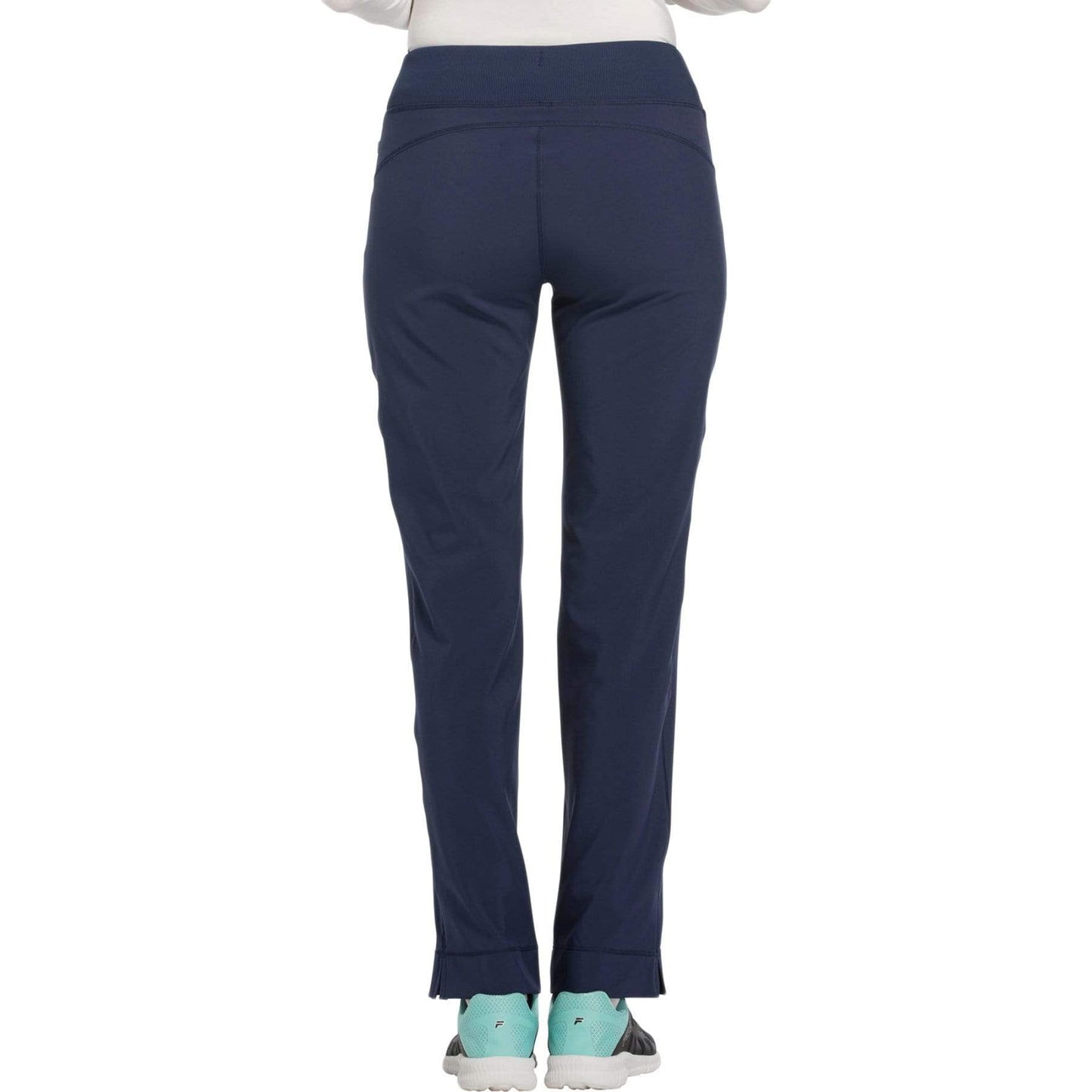 Cherokee Scrubs Pants Cherokee Infinity CK100A Scrubs Pants Women's Mid Rise Tapered Leg Drawstring s Navy