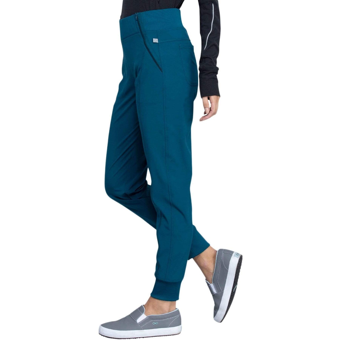Cherokee Pant Cherokee Infinity CK110A Scrubs Pant Women Caribbean Blue