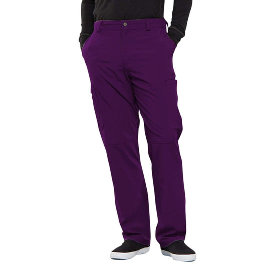 Cherokee Pant Cherokee Infinity CK200A Scrubs Pant Men Eggplant