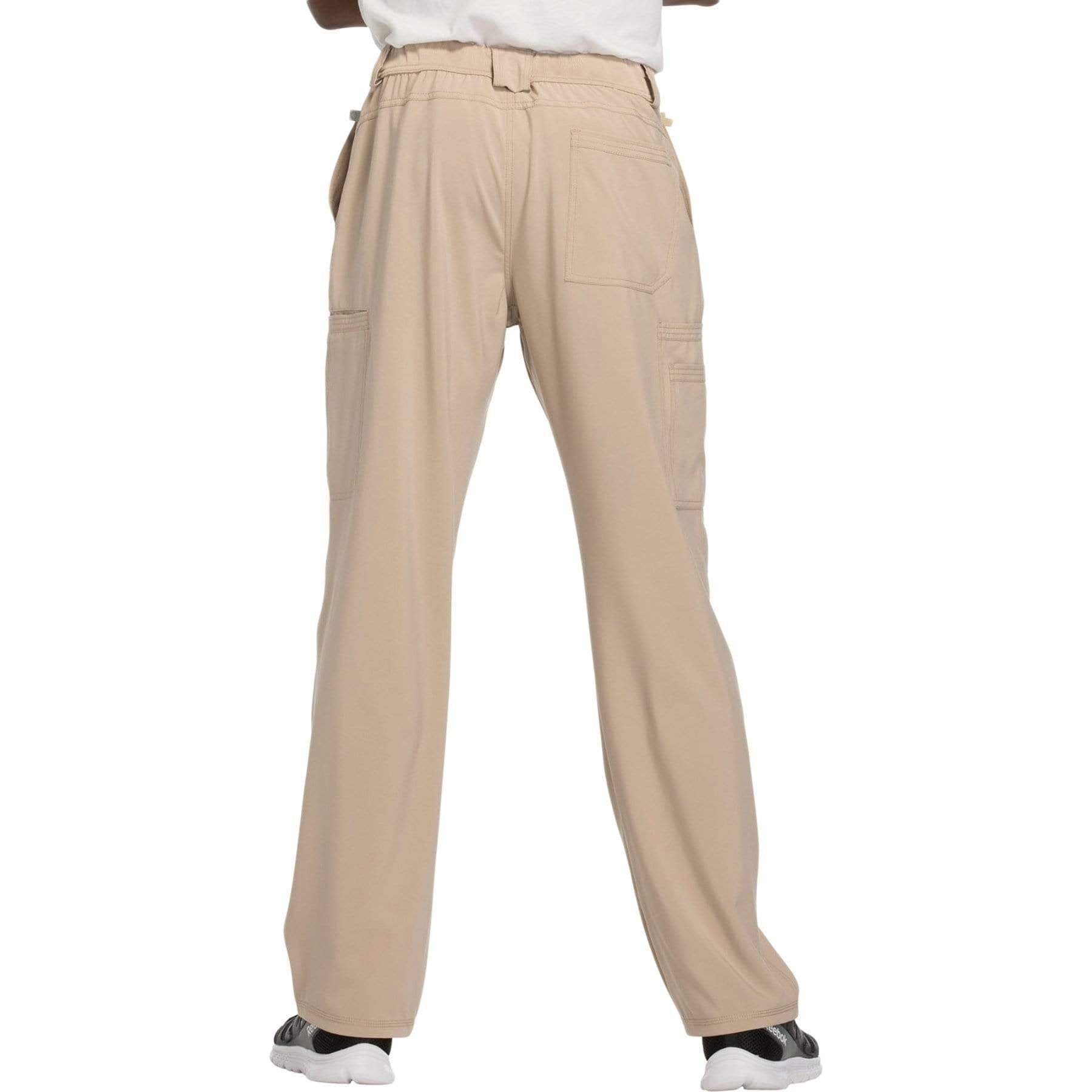 Cherokee Scrubs Pants Cherokee Infinity CK200A Scrubs Pants Men's Fly Front Khaki