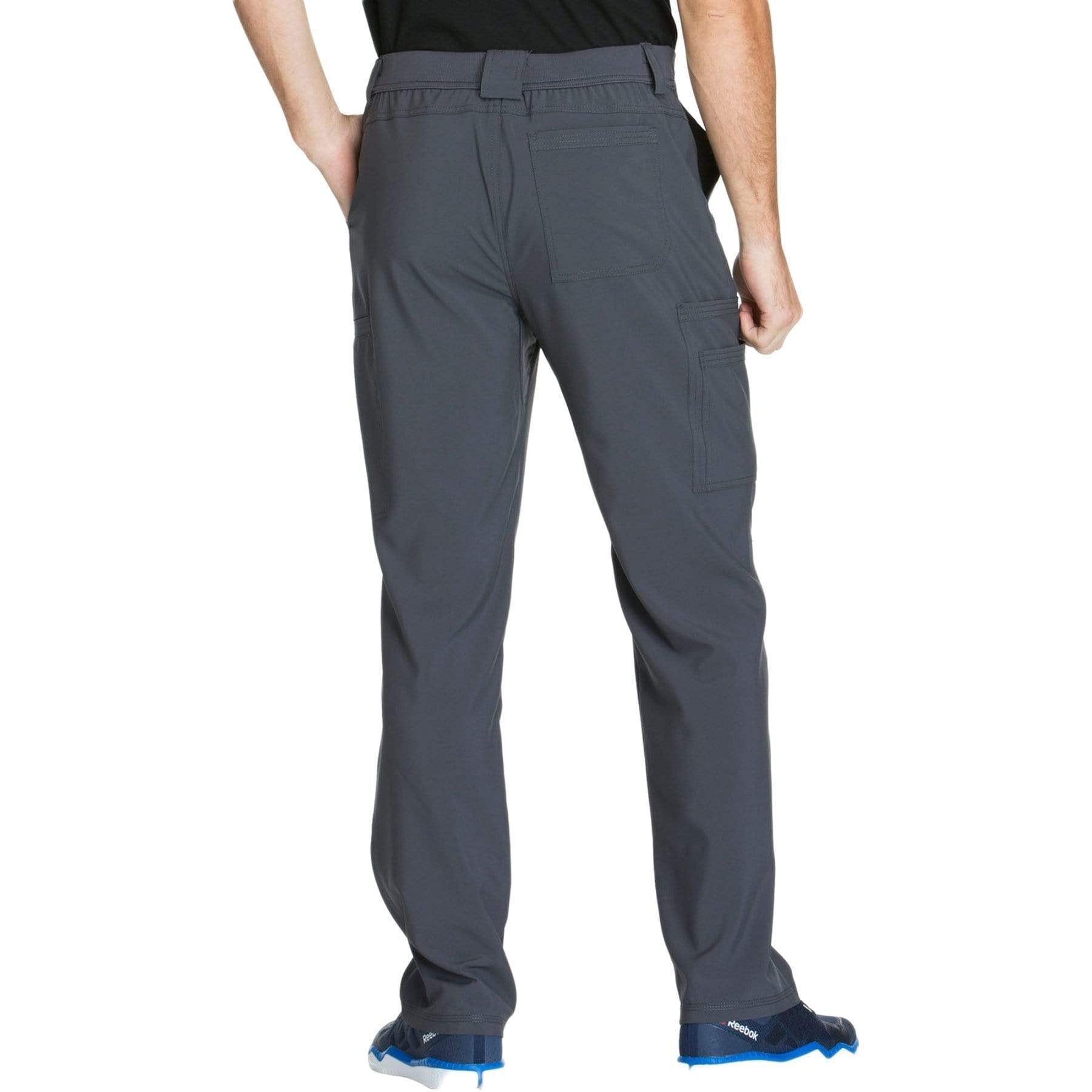 Cherokee Scrubs Pants Cherokee Infinity CK200A Scrubs Pants Men's Fly Front Pewter