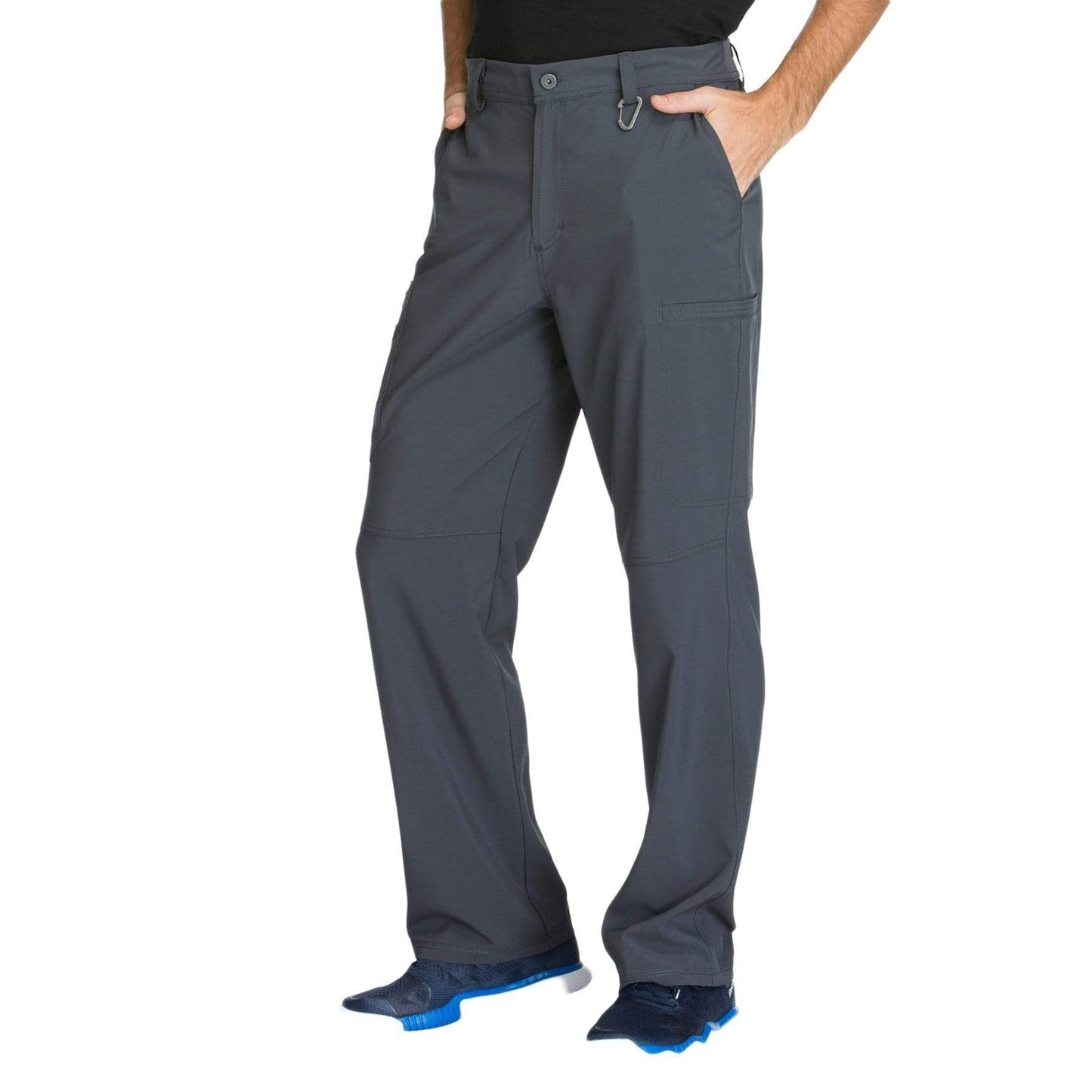 Cherokee Scrubs Pants Cherokee Infinity CK200A Scrubs Pants Men's Fly Front Pewter
