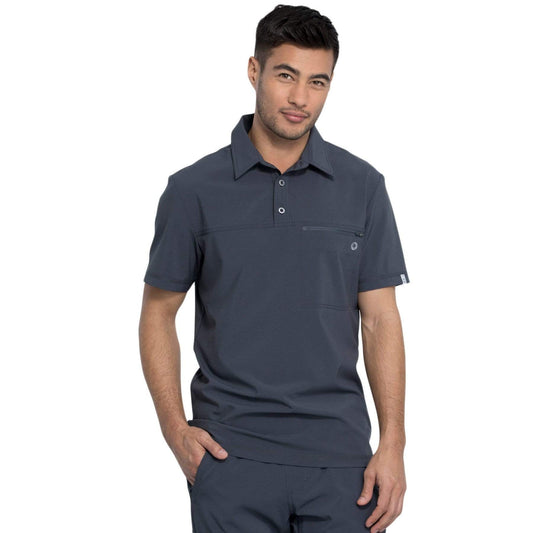 Cherokee Top Cherokee Infinity CK825A Scrubs Top Men Pewter
