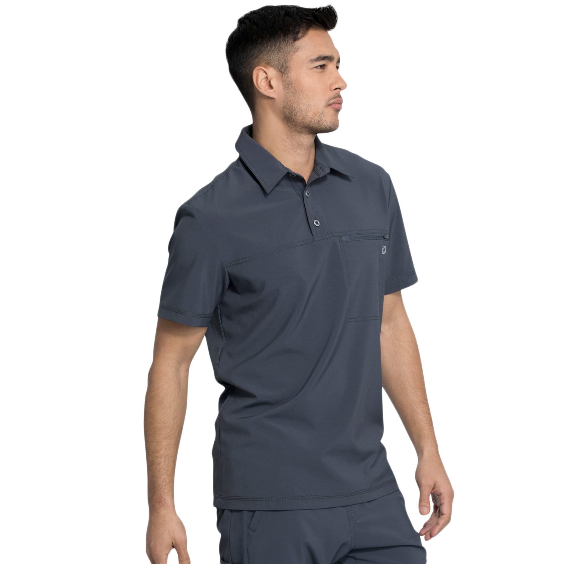 Cherokee Top Cherokee Infinity CK825A Scrubs Top Men Pewter