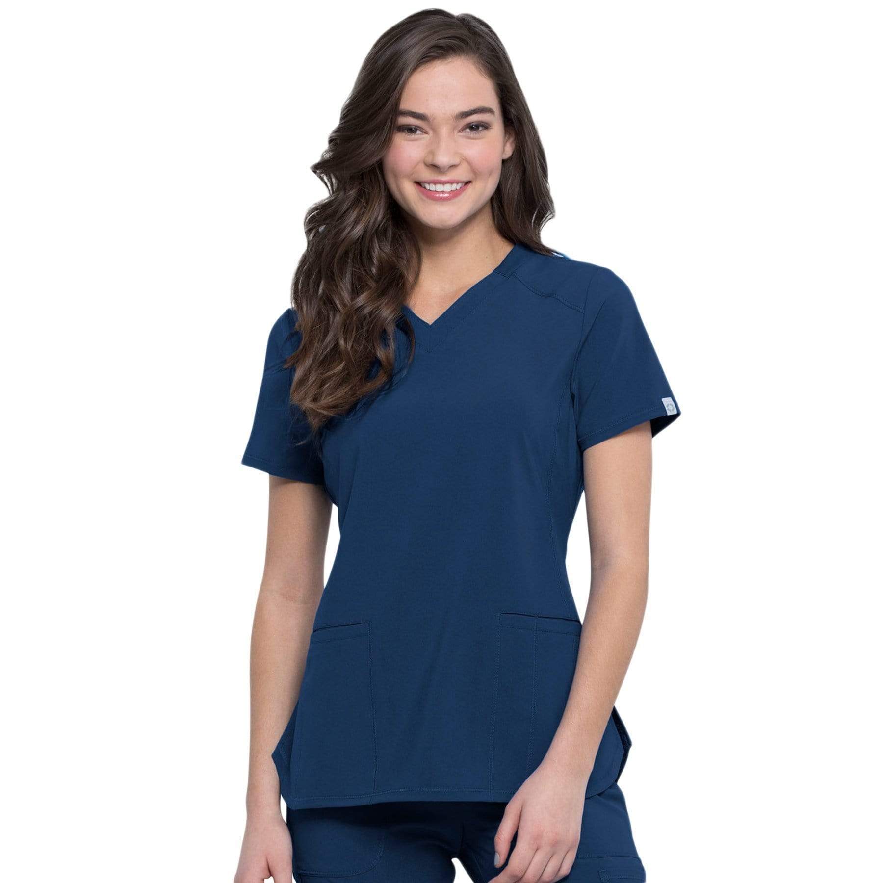 Cherokee Top Cherokee Infinity CK865A Scrubs Top Women Navy