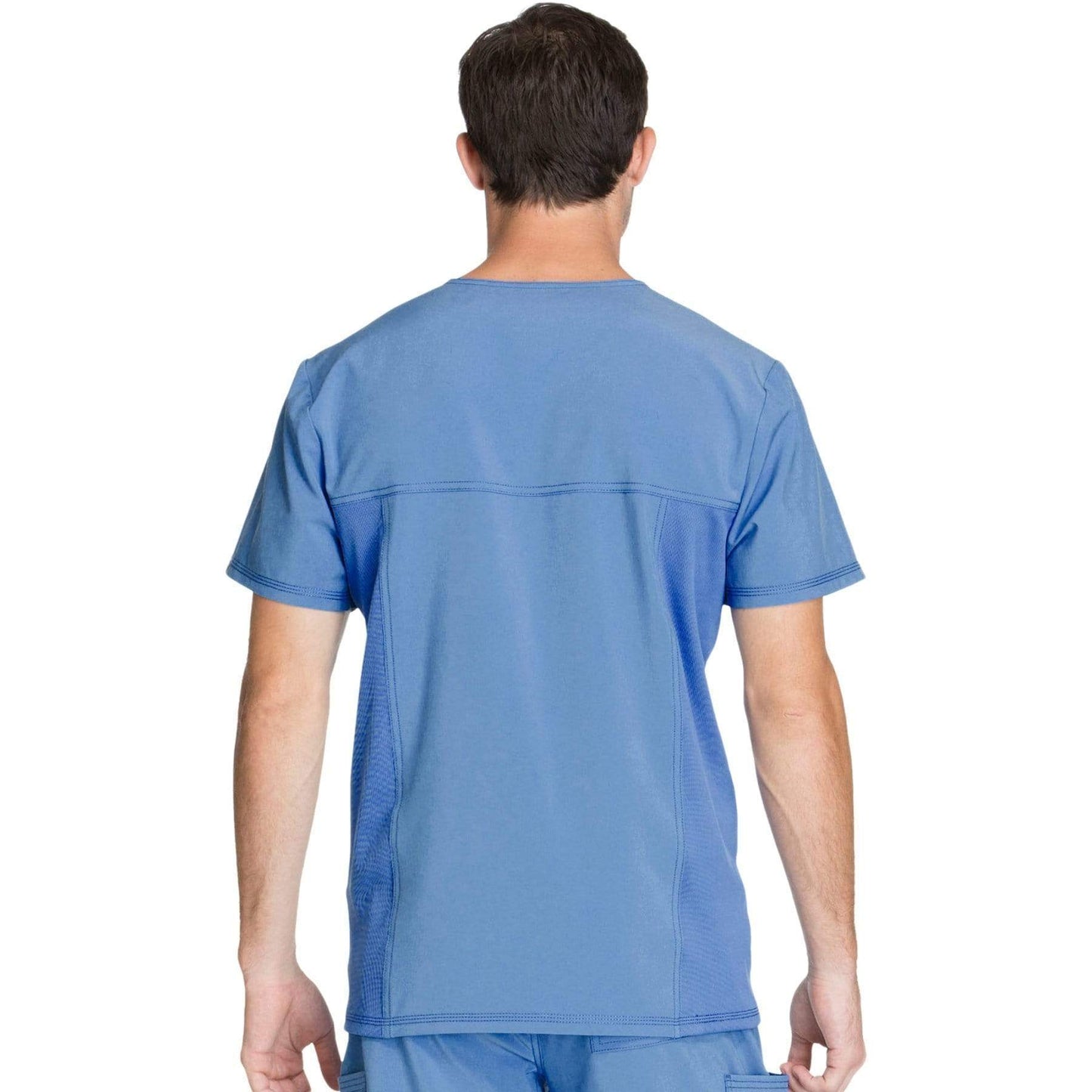 Cherokee Scrubs Top Cherokee Infinity CK900A Scrubs Top Men's V-Neck Ceil Blue