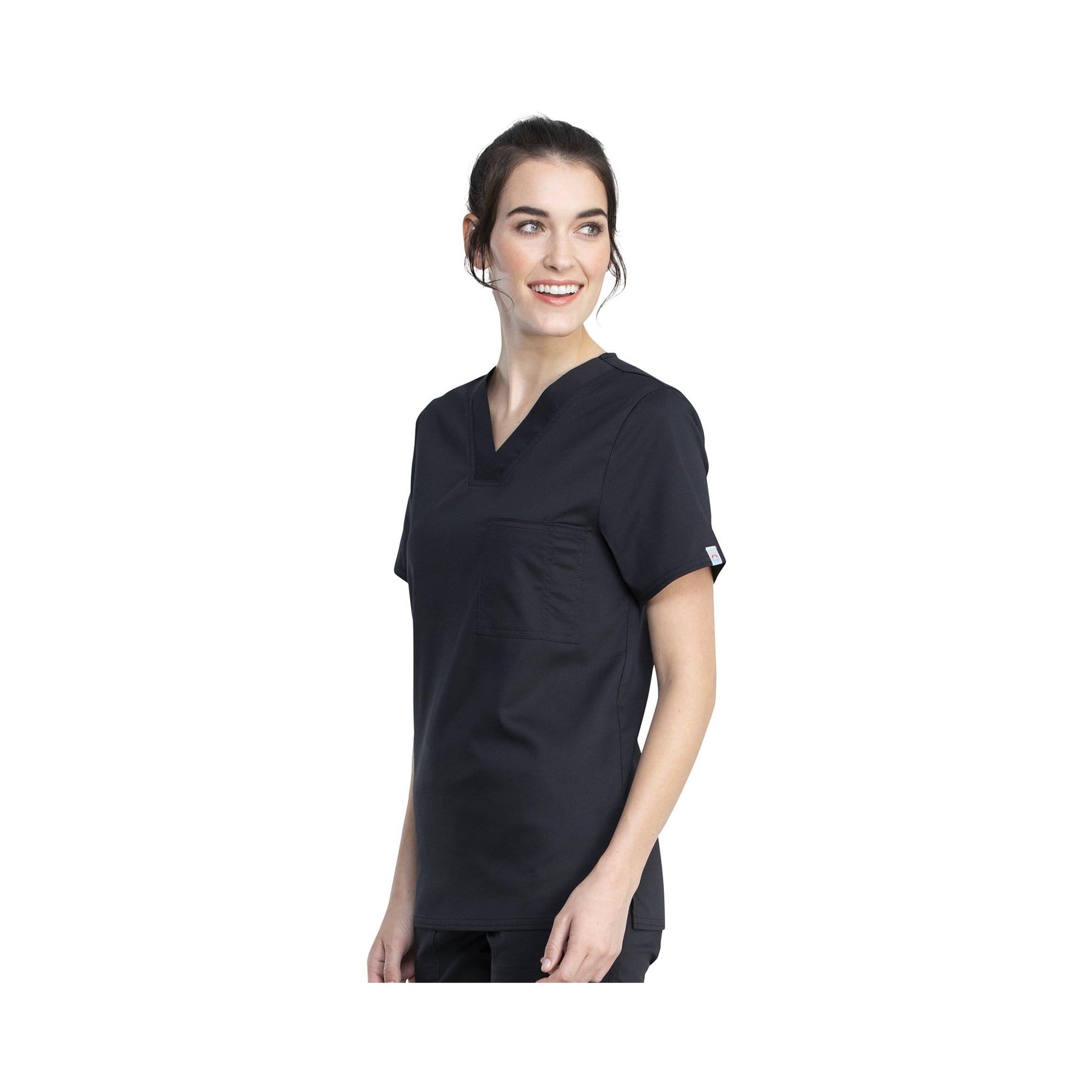 Cherokee Top Cherokee Revolution Tech Unisex WW742AB Scrubs Top Unisex Black
