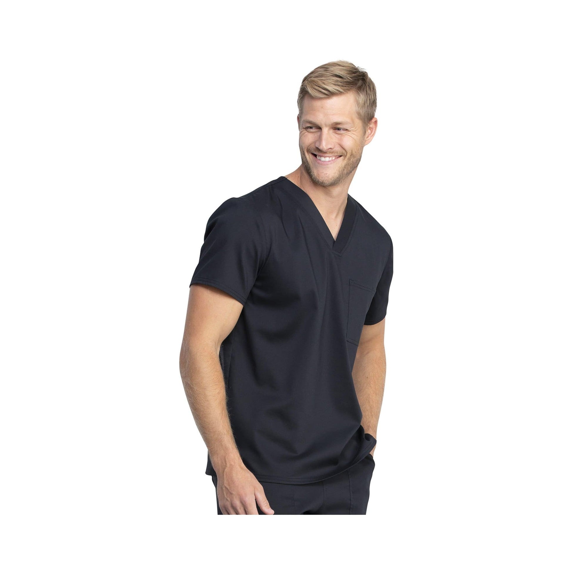 Cherokee Top 2XL Cherokee Revolution Tech Unisex WW742AB Scrubs Top Unisex Black
