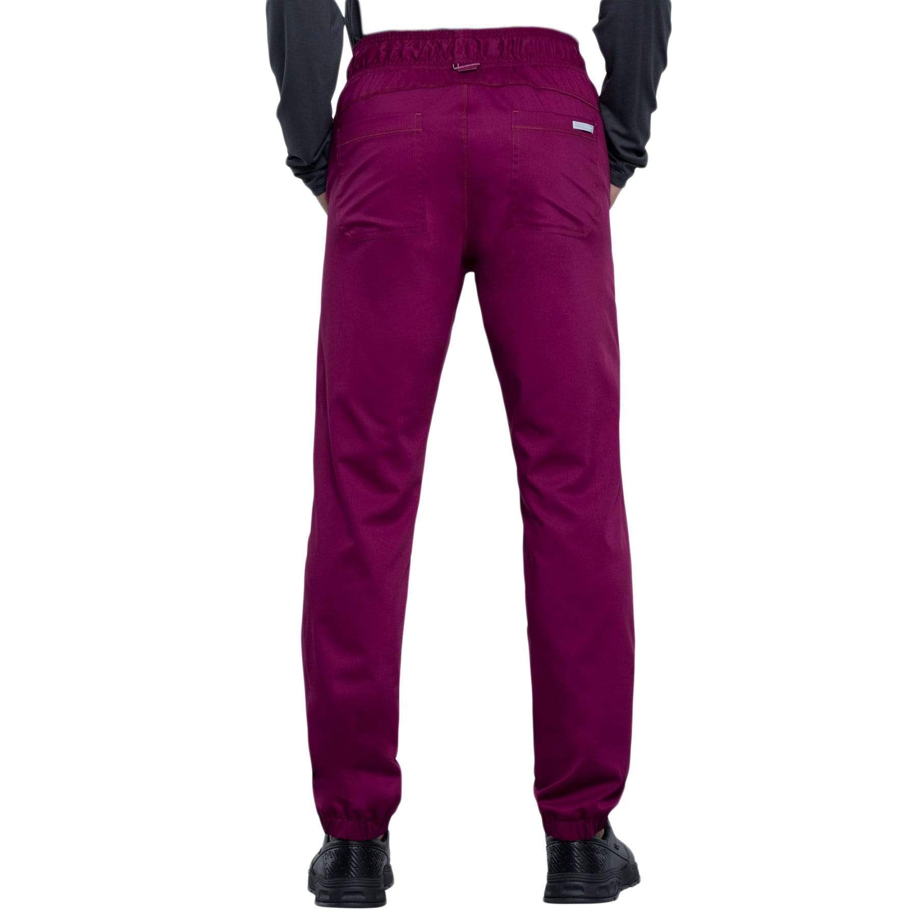 Cherokee Pant Cherokee Revolution WW012 Scrubs Pant Men Wine