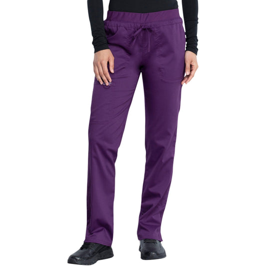 Cherokee Pant 3XL / Standard Cherokee Revolution WW105 Scrubs Pant Women Eggplant