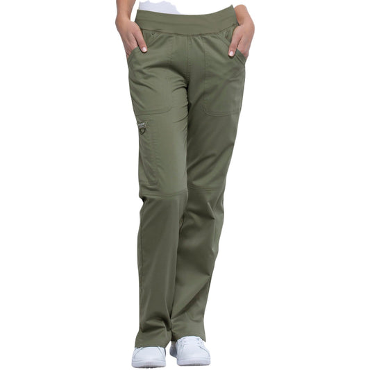 Cherokee Pant 2XL / Standard Cherokee Revolution WW110 Scrubs Pant Women Olive