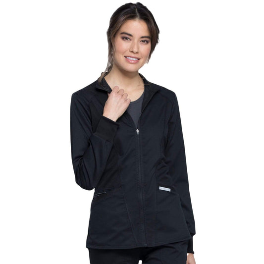 Cherokee Jacket Cherokee Revolution WW301 Scrubs Jacket Women Black