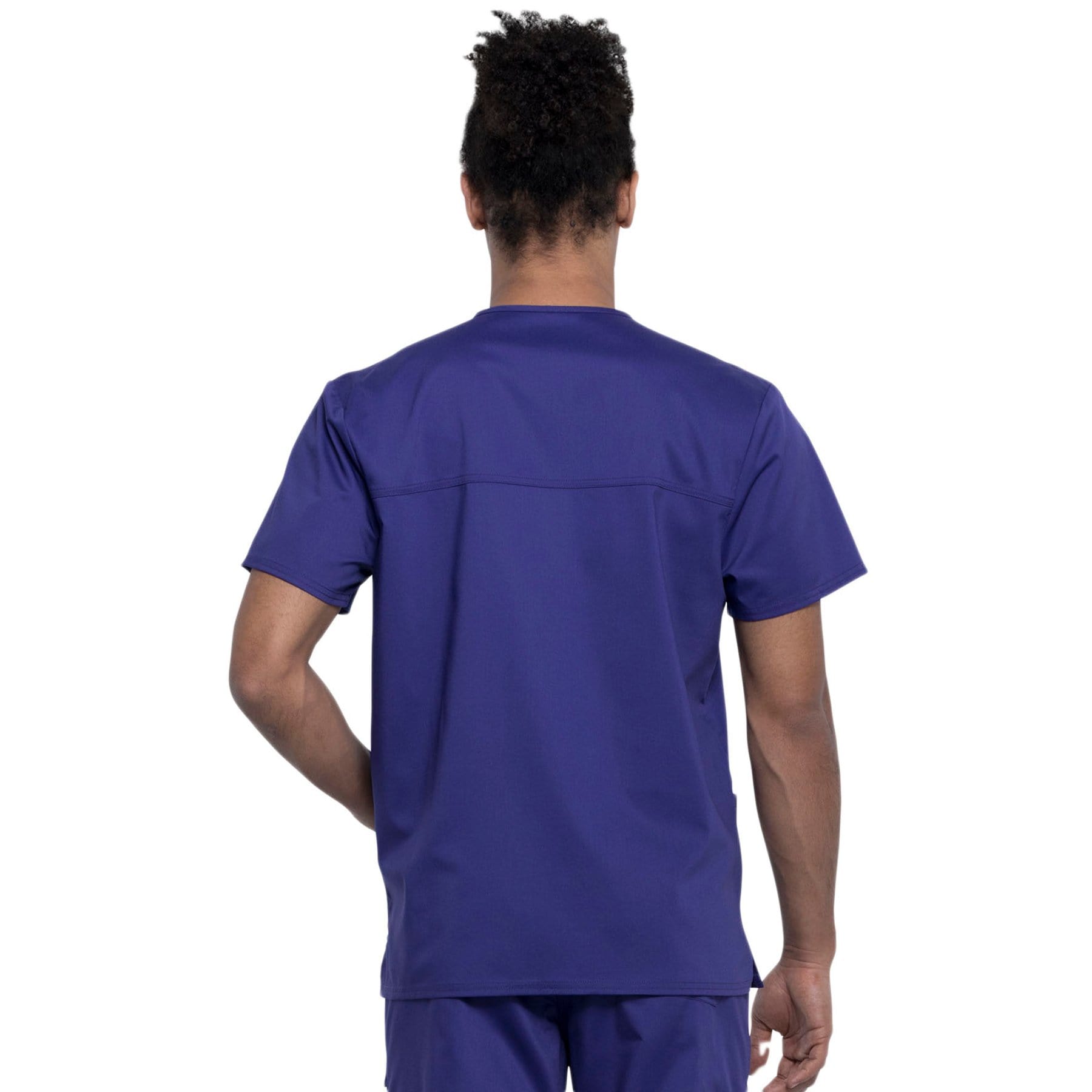 Cherokee Top Cherokee Revolution WW670 Scrubs Top Men Grape