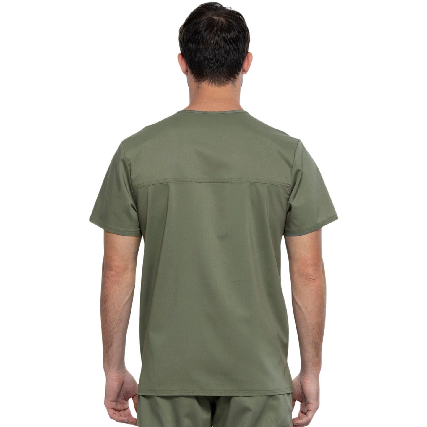 Cherokee Top Cherokee Revolution WW670 Scrubs Top Men Olive