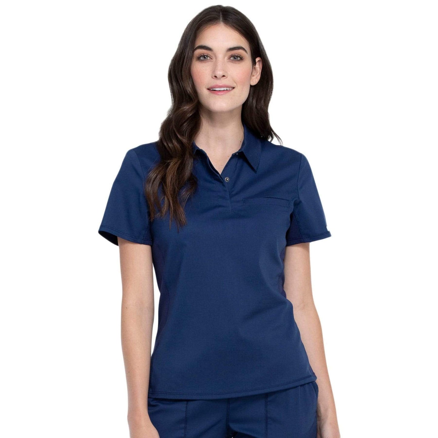 Cherokee Top 2XL Cherokee Revolution WW698 Scrubs Top Women Navy