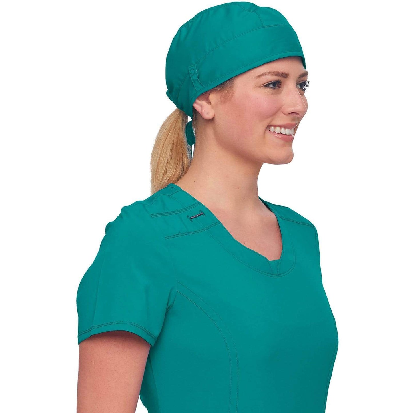 Cherokee Scrub Hats Teal Blue Cherokee Scrub Hats WW507AB Unisex Hats/Caps