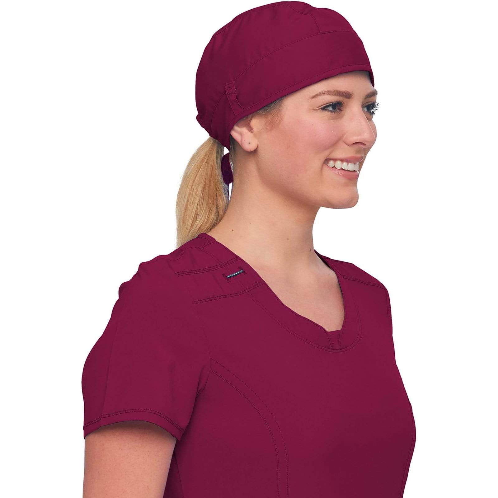Cherokee Scrub Hats Wine Cherokee Scrub Hats WW507AB Unisex Hats/Caps