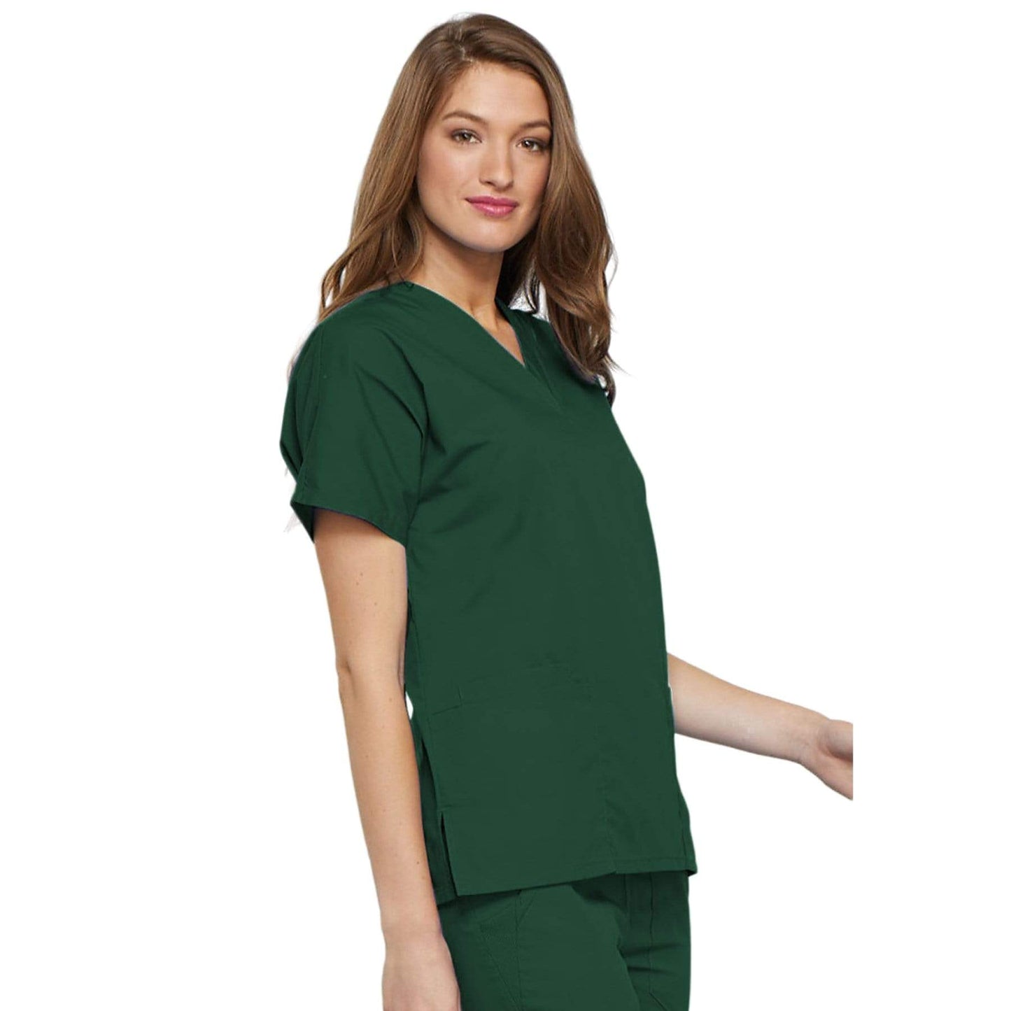 Cherokee Scrubs Top Cherokee Workwear 4700 Scrubs Top Women's V-Neck Hunter Green