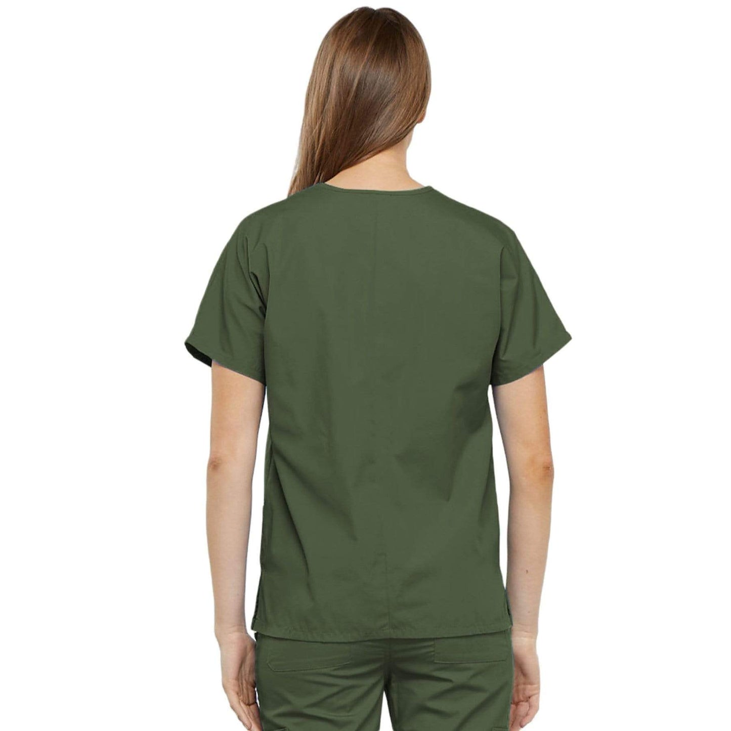 Cherokee Scrubs Top Cherokee Workwear 4700 Scrubs Top Women's V-Neck Olive