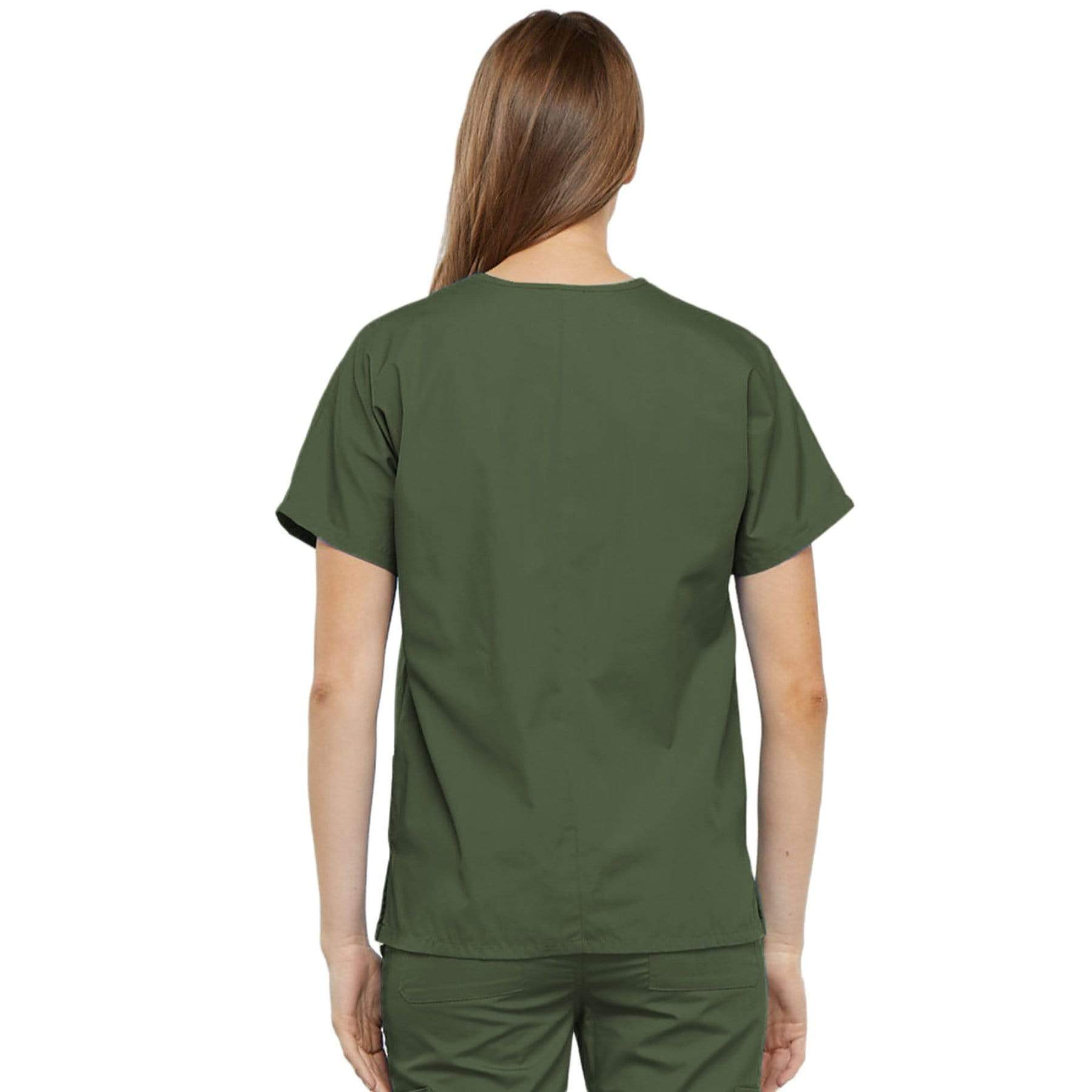 Cherokee Scrubs Top Cherokee Workwear 4700 Scrubs Top Women's V-Neck Olive