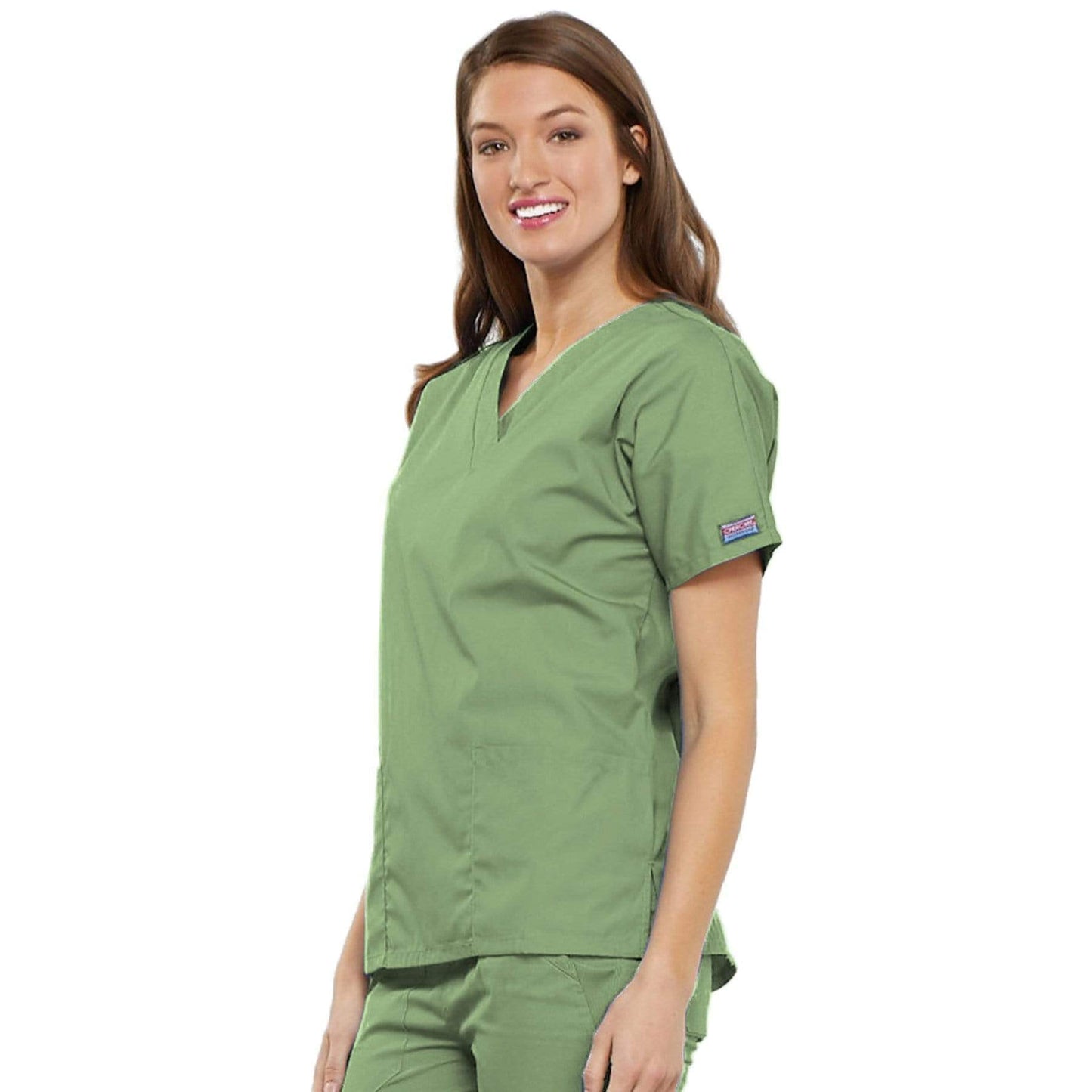 Cherokee Scrubs Top Cherokee Workwear 4700 Scrubs Top Women's V-Neck Sage Green