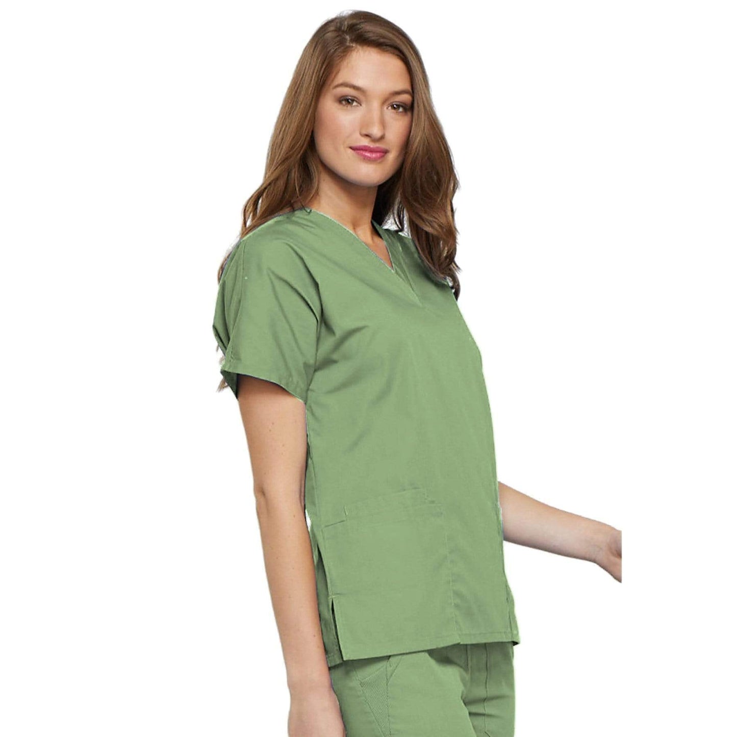 Cherokee Scrubs Top Cherokee Workwear 4700 Scrubs Top Women's V-Neck Sage Green