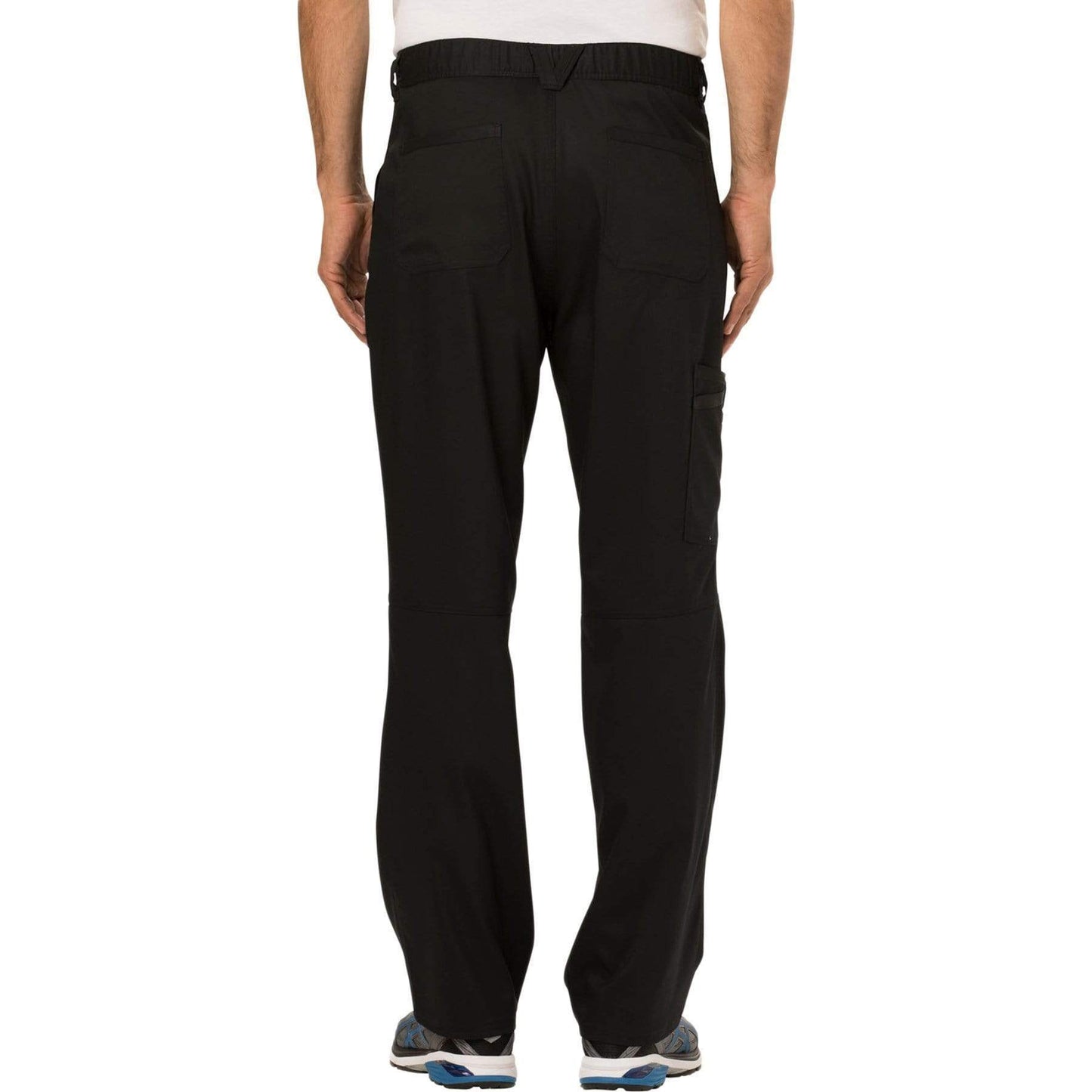 Cherokee Scrubs Pants Cherokee Workwear Revolution WW140 Scrubs Pants Men's Fly Front Black