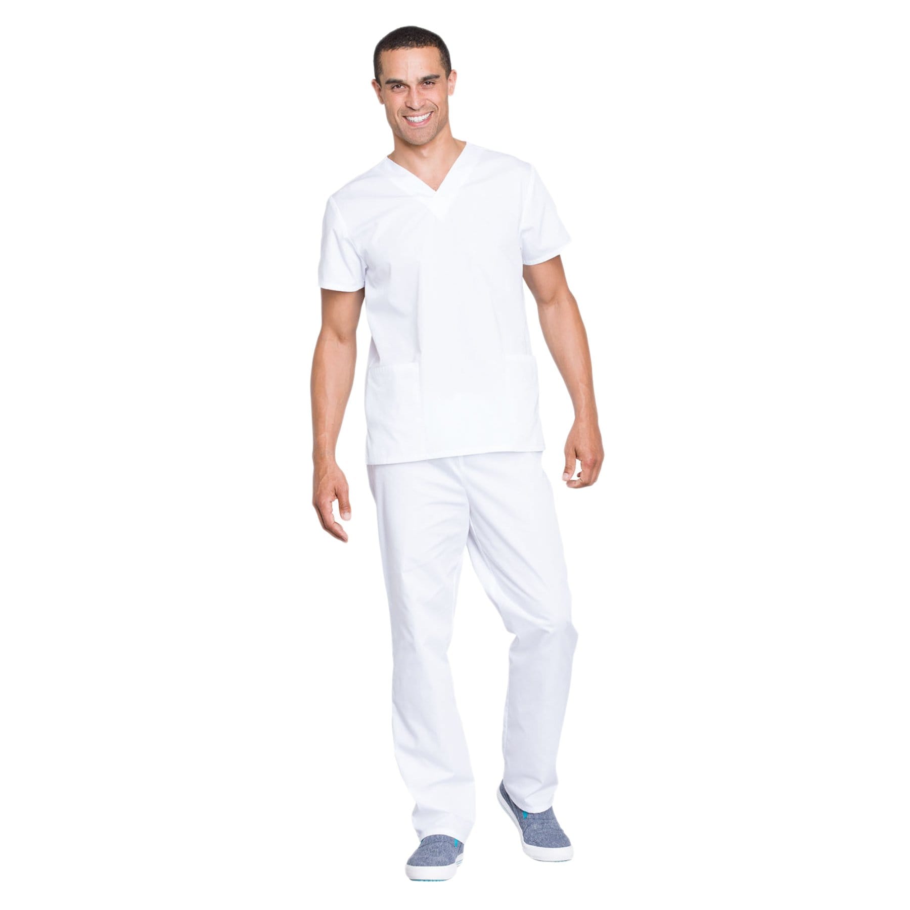 Cherokee Set 2XL Cherokee Workwear WW530C Scrubs Set Unisex White